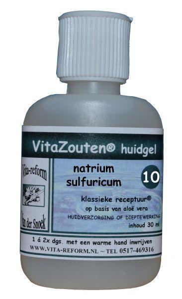Natrium sulfuricum huidgel nr. 10