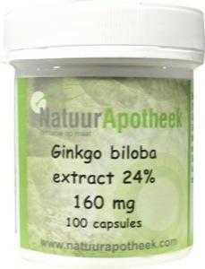 Natuurapotheek Ginkgo biloba 24% 160mg