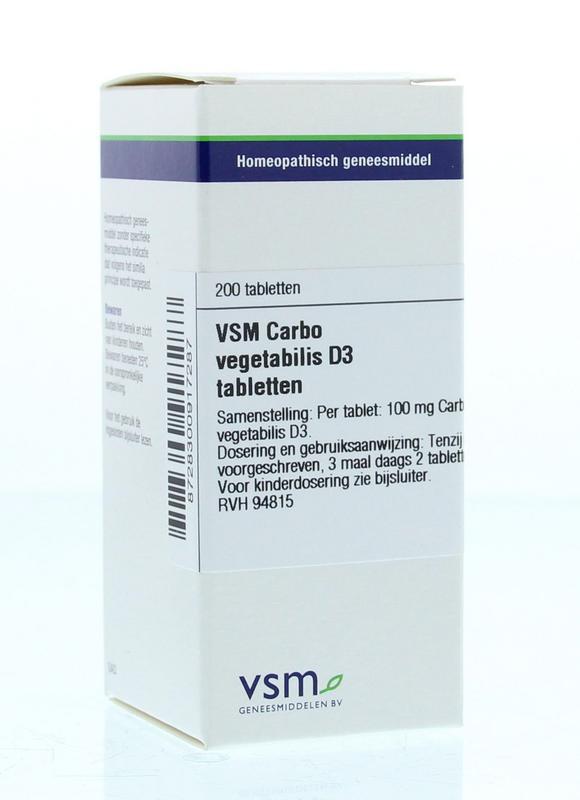 Carbo vegetabilis D3