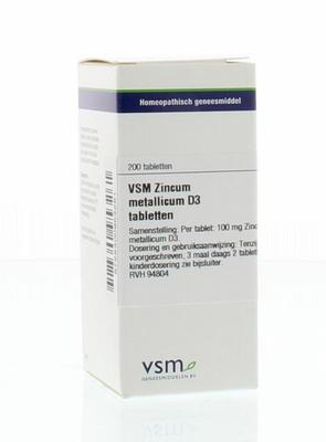 VSM Zincum metallicum D3
