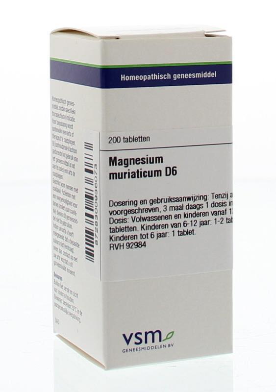 Magnesium muriaticum D6