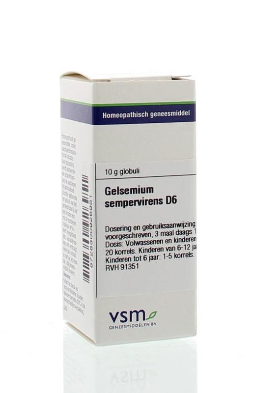 Gelsemium sempervirens D6
