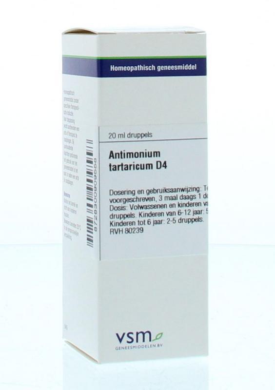 Antimonium tartaricum D4