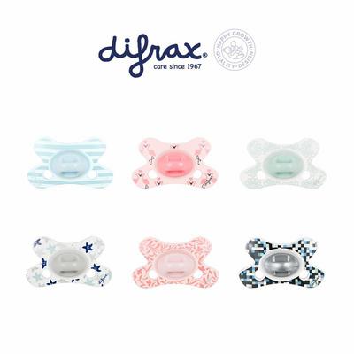 Difrax Fopspeen natural 0-6 maanden assorti