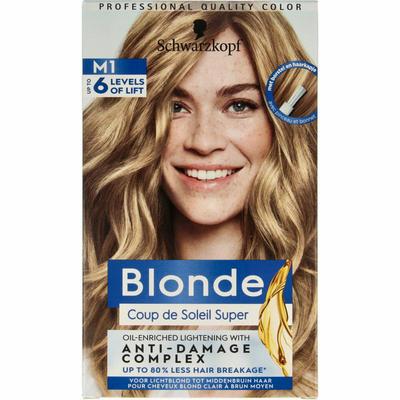 Schwarzkopf Blonde haarverf coupe de soleil highlighter M1