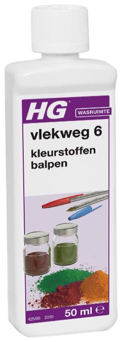 Vlekweg nr. 6 kleurstoffen balpen