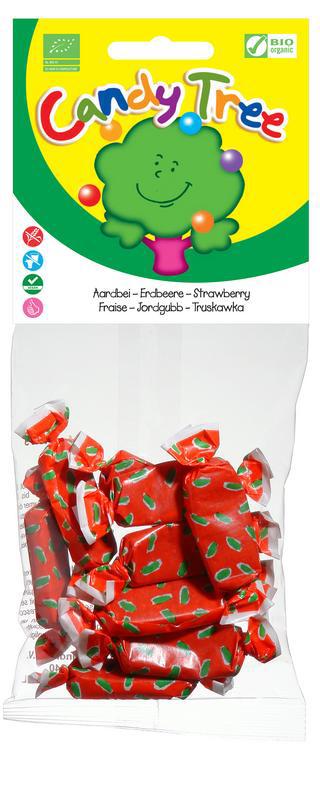 Aardbei toffees bio