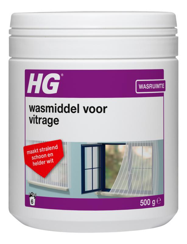 Wasmiddel voor vitrage