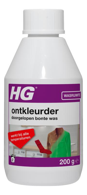 Ontkleurder doorgelopen bonte was