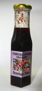 saus, dessert cranberry 200 ml