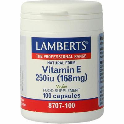 Lamberts Vitamine E 250IE natuurlijk Lamberts Vitamine E 250IE natuurlijk