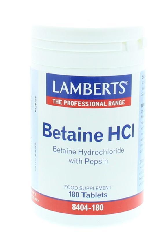 Betaine HCL 324mg/Pepsine 5mg