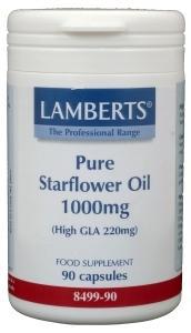 Lamberts Borageolie 1000 mg (High GLA 220 mg starflower)