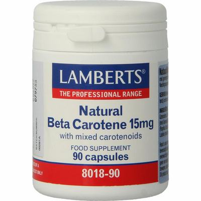 Lamberts Vitamine A 15mg natuurlijke (beta caroteen) Lamberts Vitamine A 15mg natuurlijke (beta caroteen)