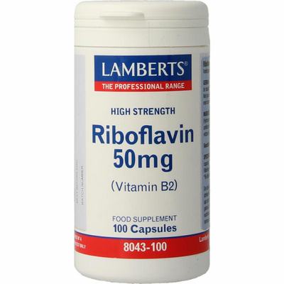 Lamberts Vitamine B2 50mg (riboflavine) Lamberts Vitamine B2 50mg (riboflavine)