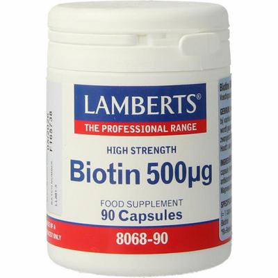 Lamberts Vitamine B8 500mcg (biotine) Lamberts Vitamine B8 500mcg (biotine)