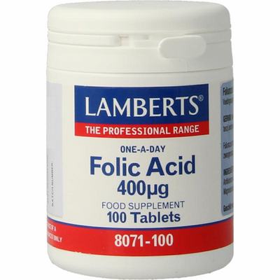 Lamberts Vitamine B11 400mcg (foliumzuur) Lamberts Vitamine B11 400mcg (foliumzuur)