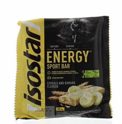 Isostar Energy sport bar cereals & banana 3 pack