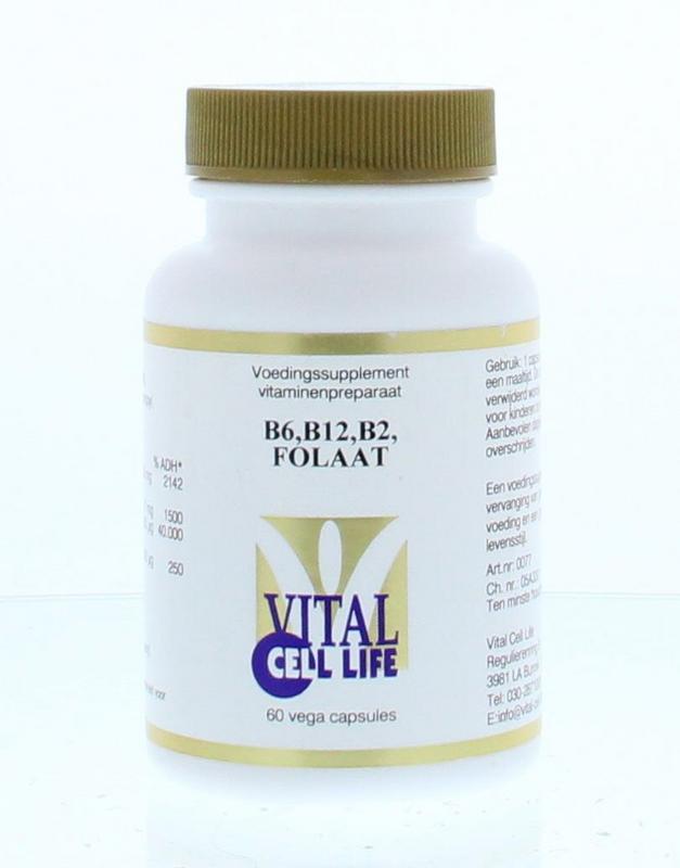 Vitamine B6/B12/B2 folaat