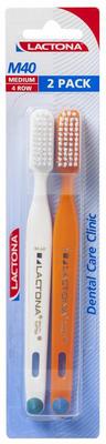 Lactona Tandenborstel M40 medium duo assorti