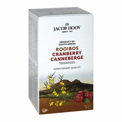 Jacob Hooy Rooibosthee cranberry
