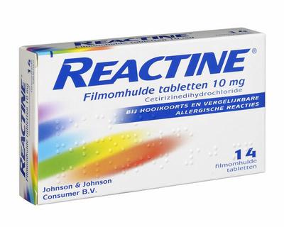 Reactine Anti histaminicum 10mg