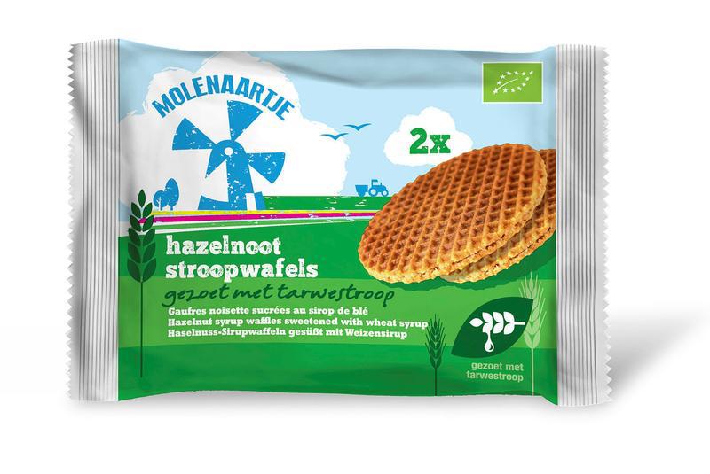 stroopwafel hazelnoot duopack 2 stuks