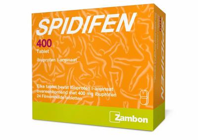 Spidifen Ibuprofen l-arginaat 400mg