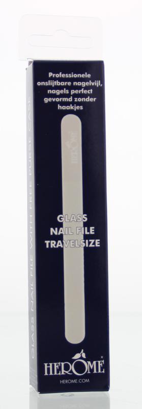 Travel size glas vijl