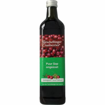 Terschellinger Cranberrysap ongezoet bio Terschellinger Cranberrysap ongezoet bio