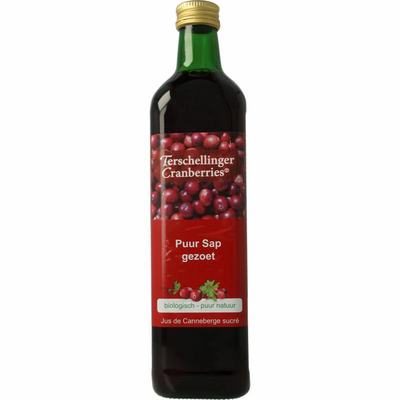 Terschellinger Cranberrysap gezoet bio Terschellinger Cranberrysap gezoet bio