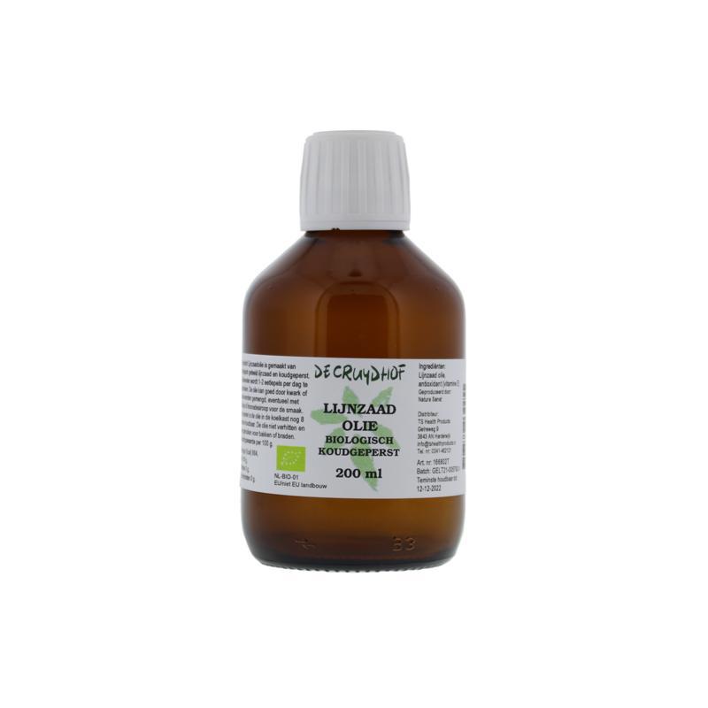 Lijnzaadolie koudgeperst bio