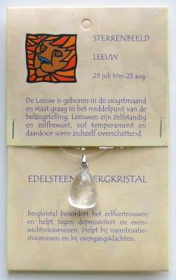 Steengoed Sterrenbeeldsteen hanger leeuw