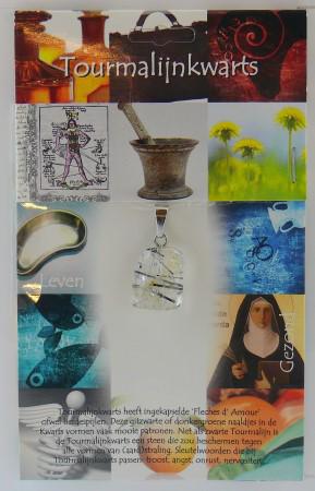 Hanger gezondheidssteen tourmalijn kwarts