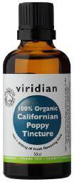 VIRIDIAN Organic calfornia poppy tinct 50ml