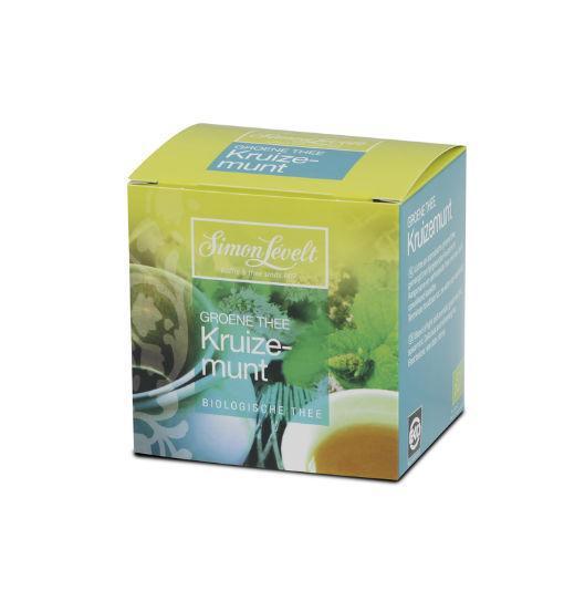 Groene thee kruizemunt envelop bio