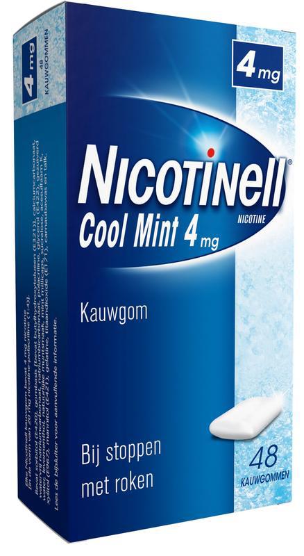 Kauwgom cool mint 4 mg
