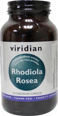 VIRIDIAN rhodiola rosea root extract 150 caps