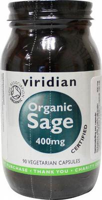VIRIDIAN organic sage 90 caps