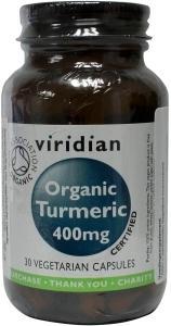 Organic turmeric 400mg virid @ 30cap