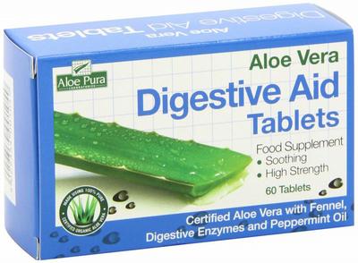 Optima Aloe pura aloe vera digestive aid tabletten