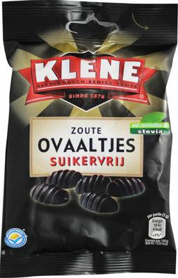 Klene nub zoute ovaaltjes zak- 100gr