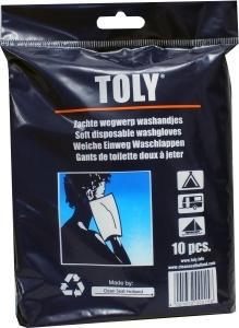 Toly wegwerp washandjes # 10st