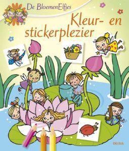bloemenelfjes-kleur&stickerpl boek