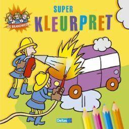 Merkloos de brandweer - super kleurpret boek