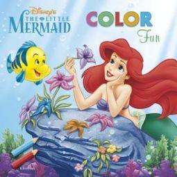 Merkloos disneycolor fun little mermaid boek