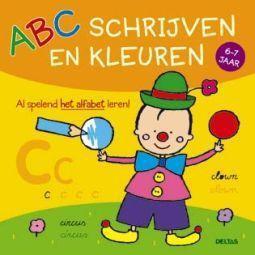 Merkloos abc schrijven en kleuren 6-7 j boek