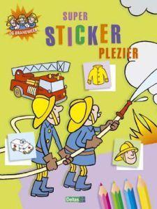 Merkloos brandweer super stickerplezier boek