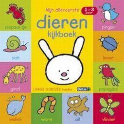 Merkloos allereerste dierenkijkboek1-3j boek