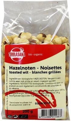 Terrasana hazelnoten toasted (wit) 200 g